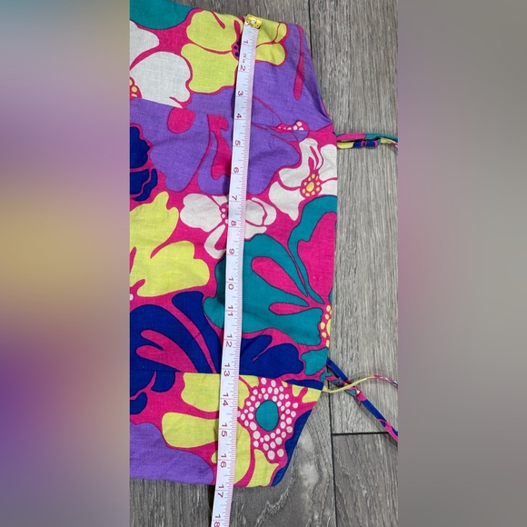 💐💐Gap Multi-Color Floral Linen-Blend Mini Dress - Size M💐💐 - Picture 11 of 12